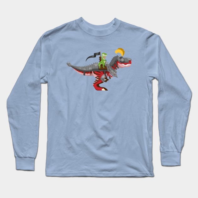 Dino Knight T-Rex II Long Sleeve T-Shirt by JenniferSmith